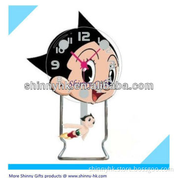 small desk clock cartoon design